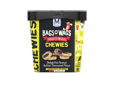 Petchoww-Montego Bags O' Wags Peanut Butter Paws - 500g
